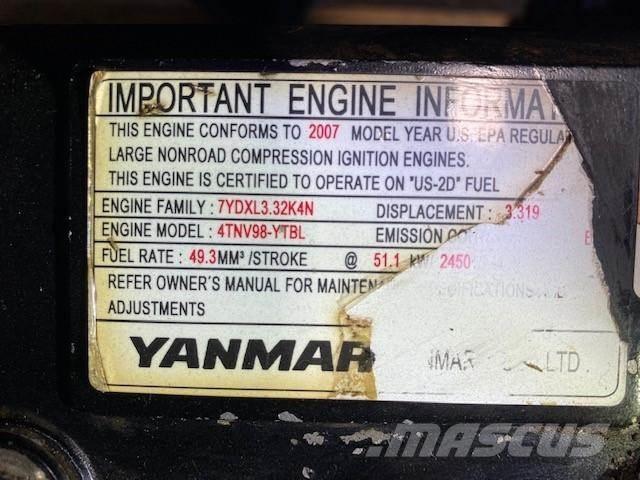 Yanmar 4TNV98-YTBL Varikliai