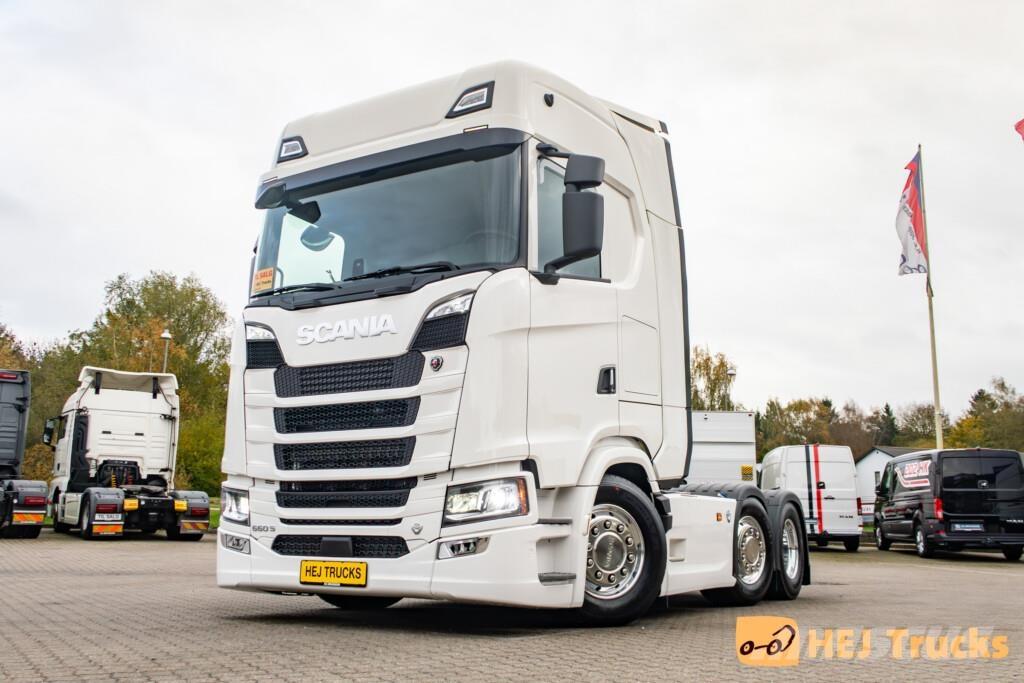 Scania S660 A6x2/4NB Naudoti vilkikai