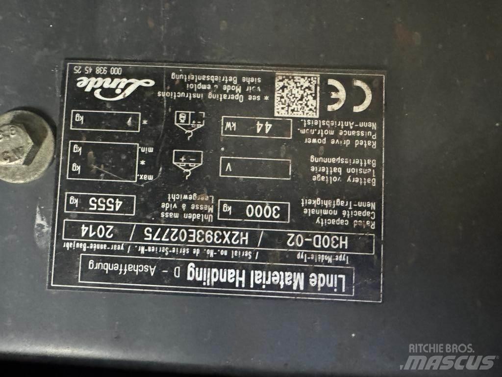 Linde H30D-02 Dyzeliniai krautuvai