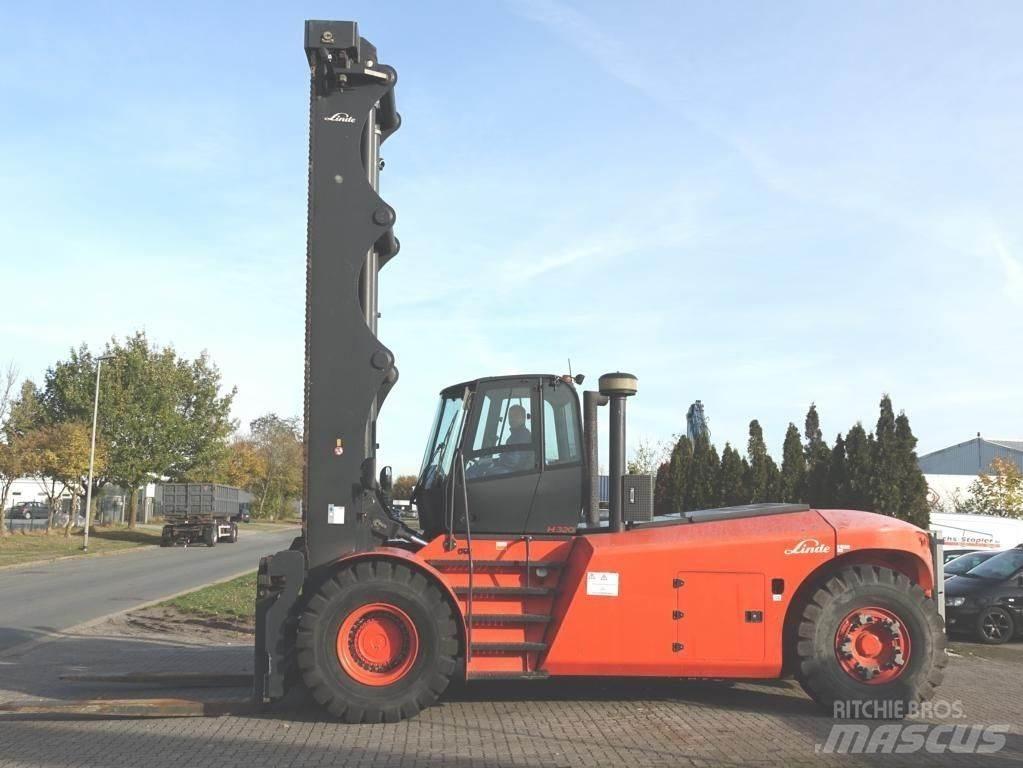 Linde H320 Naudoti konteinerių krautuvai