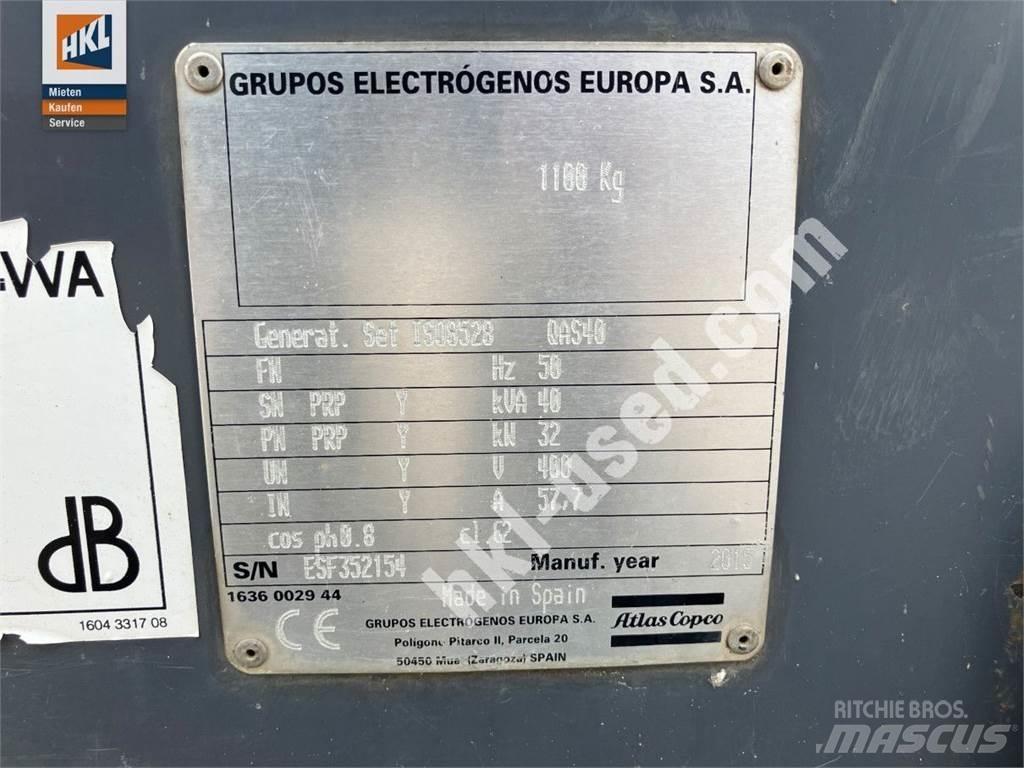Atlas Copco QAS 40 KDS Kiti generatoriai