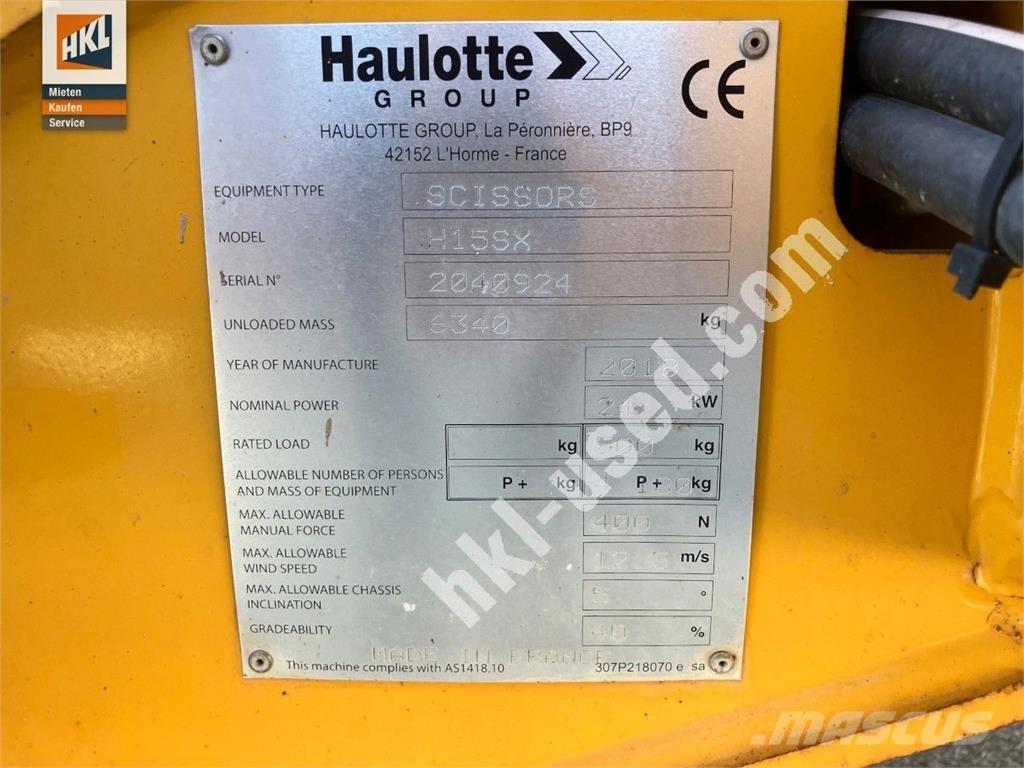 Haulotte H 15 SX Statyba - Kita