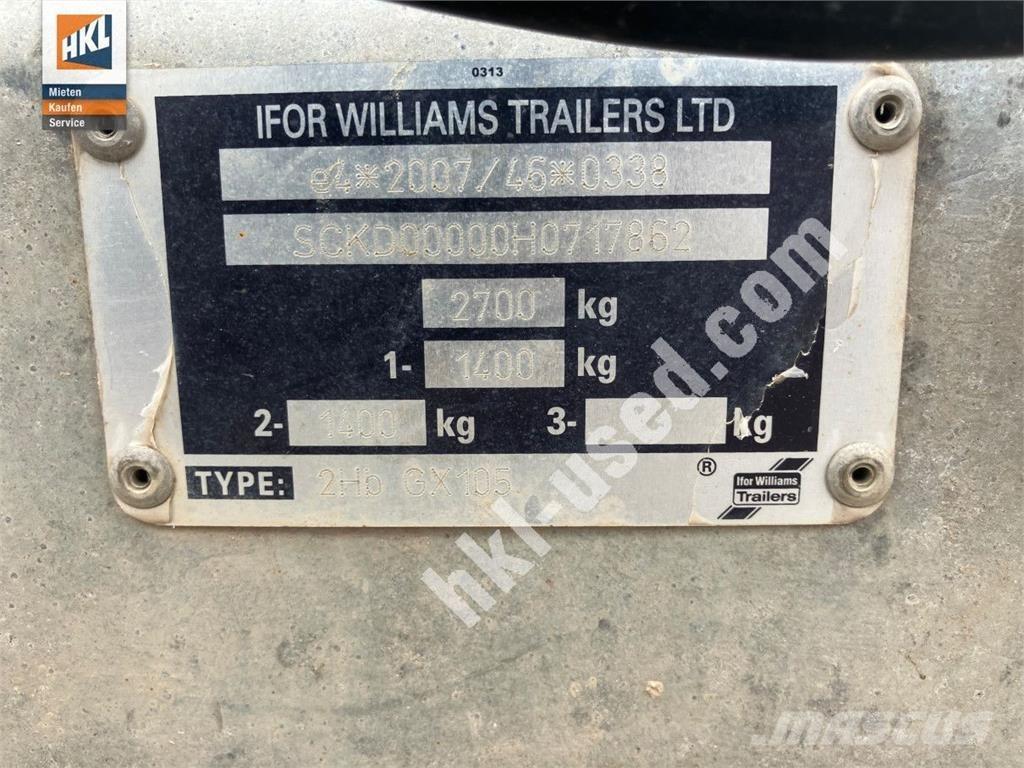 Ifor Williams GX 105 Statyba - Kita