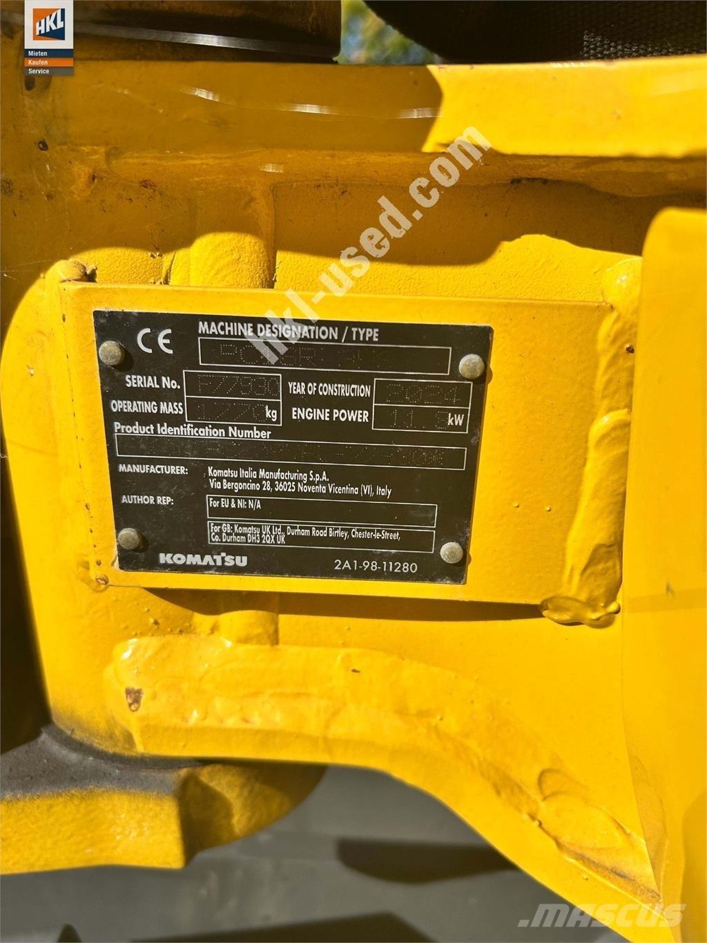 Komatsu PC 16 R-3HS Mini ekskavatoriai < 7 t