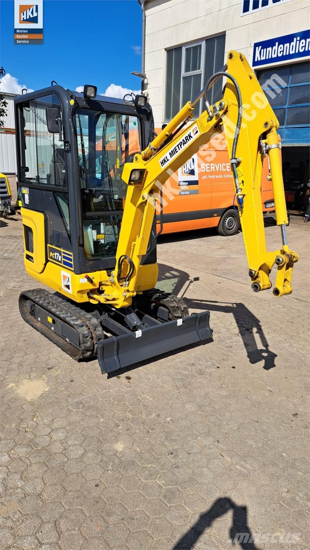 Komatsu PC 17 R-5 Mini ekskavatoriai < 7 t