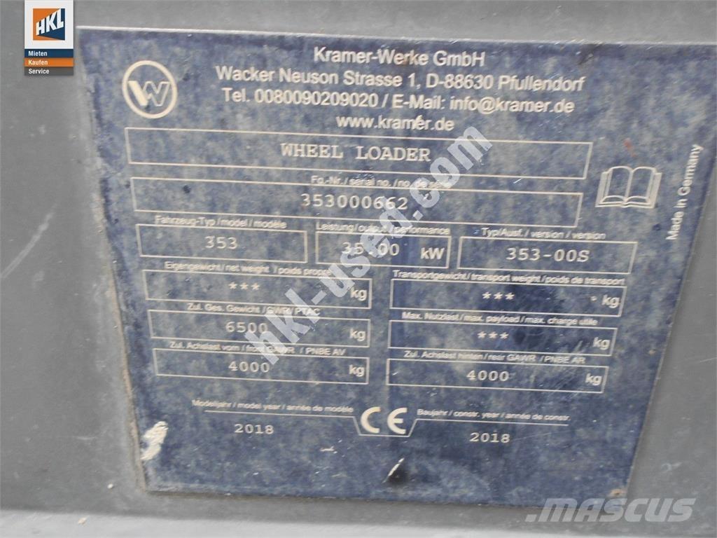 Kramer 5075 Naudoti ratiniai krautuvai