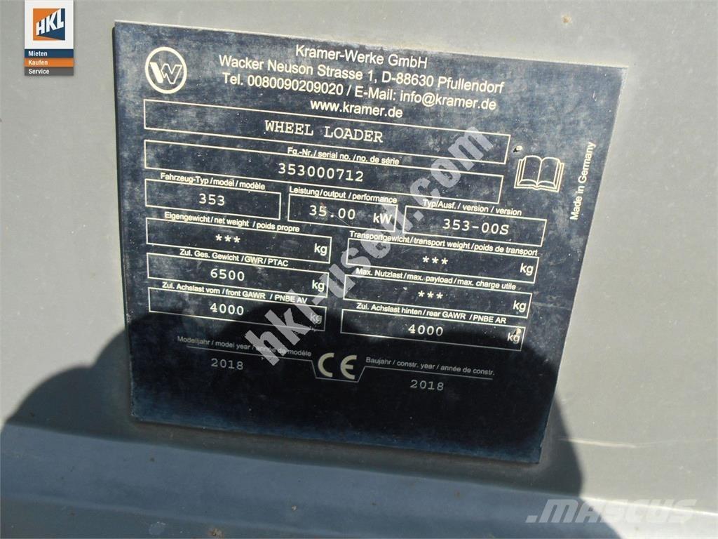 Kramer 5075 Naudoti ratiniai krautuvai