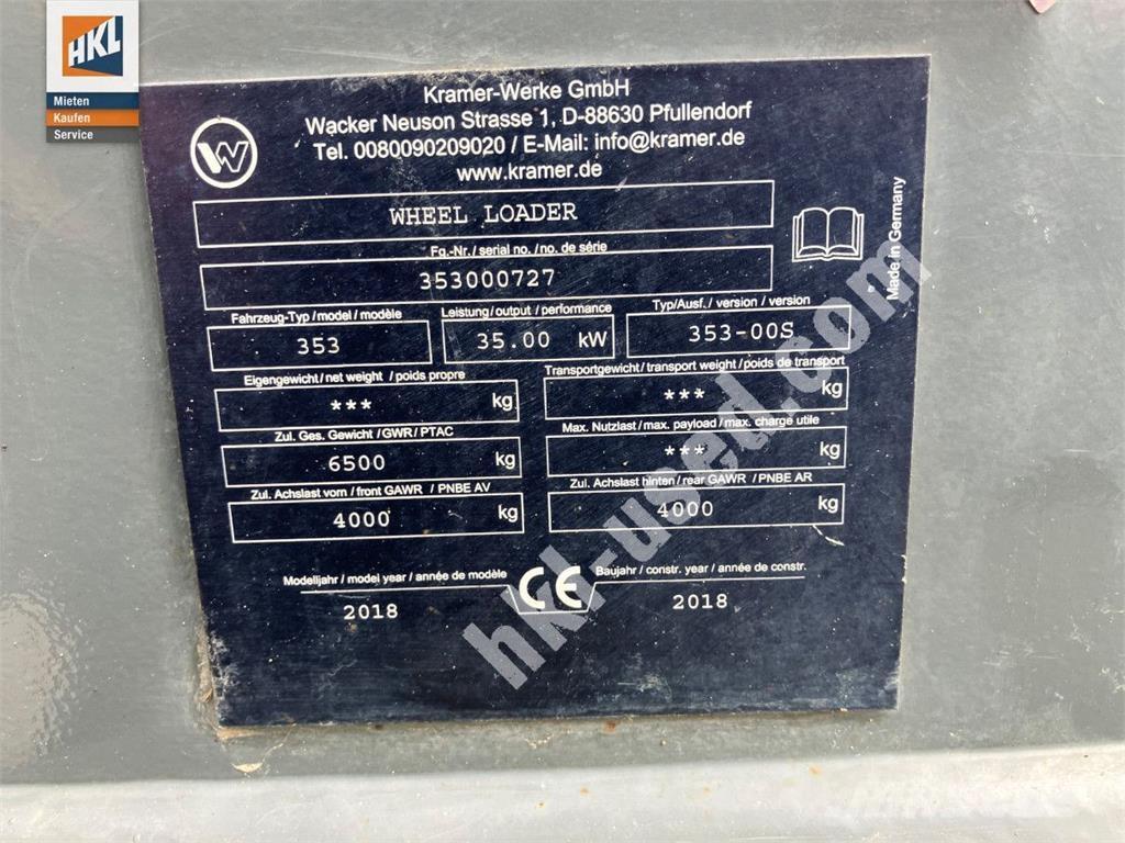 Kramer 5075 Naudoti ratiniai krautuvai