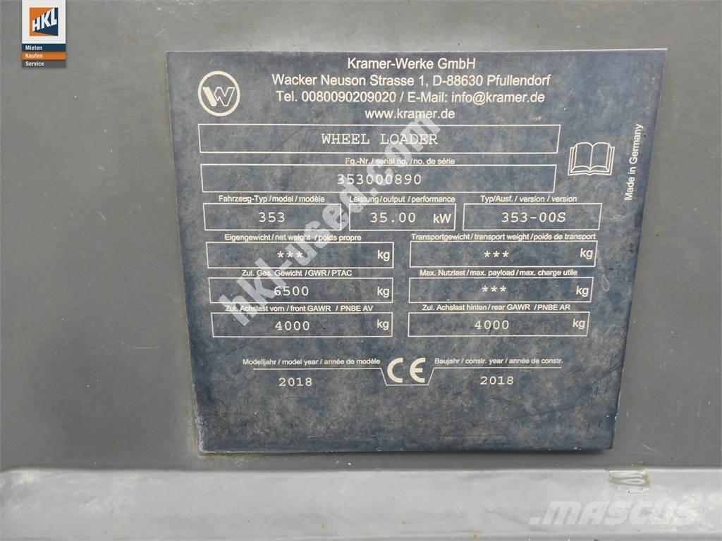 Kramer 5075 Naudoti ratiniai krautuvai
