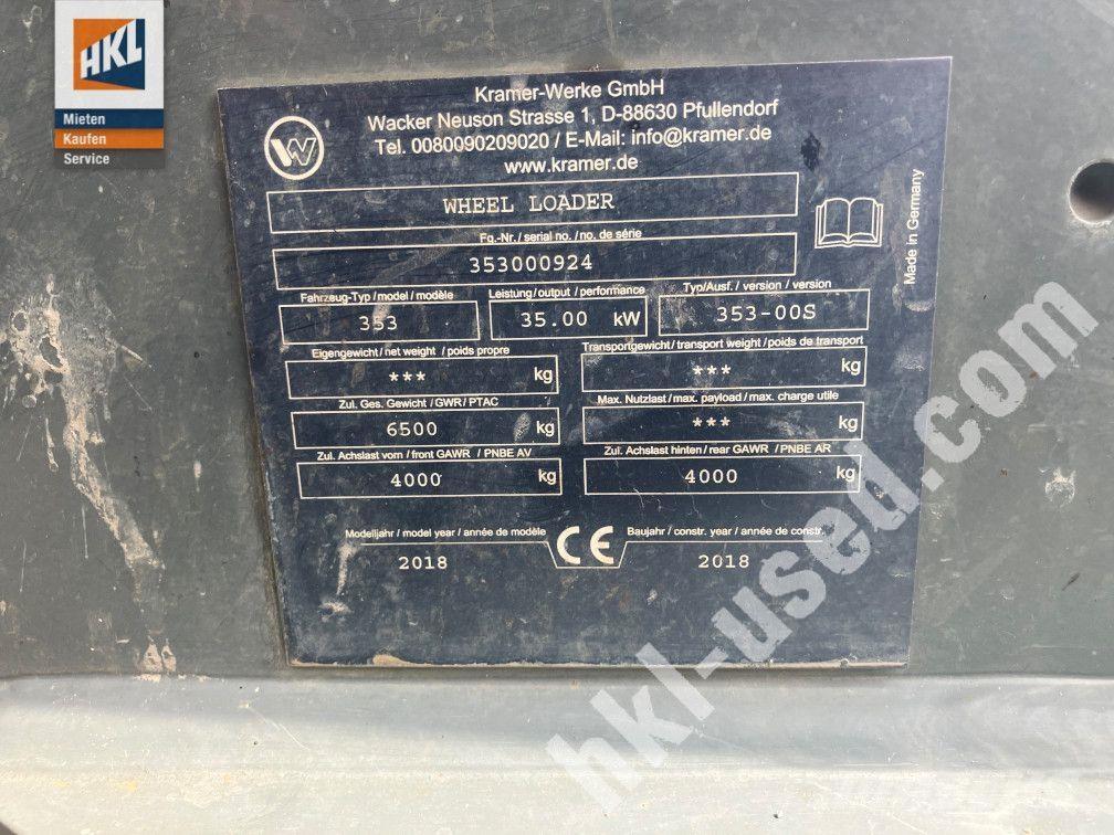 Kramer 5075 Naudoti ratiniai krautuvai
