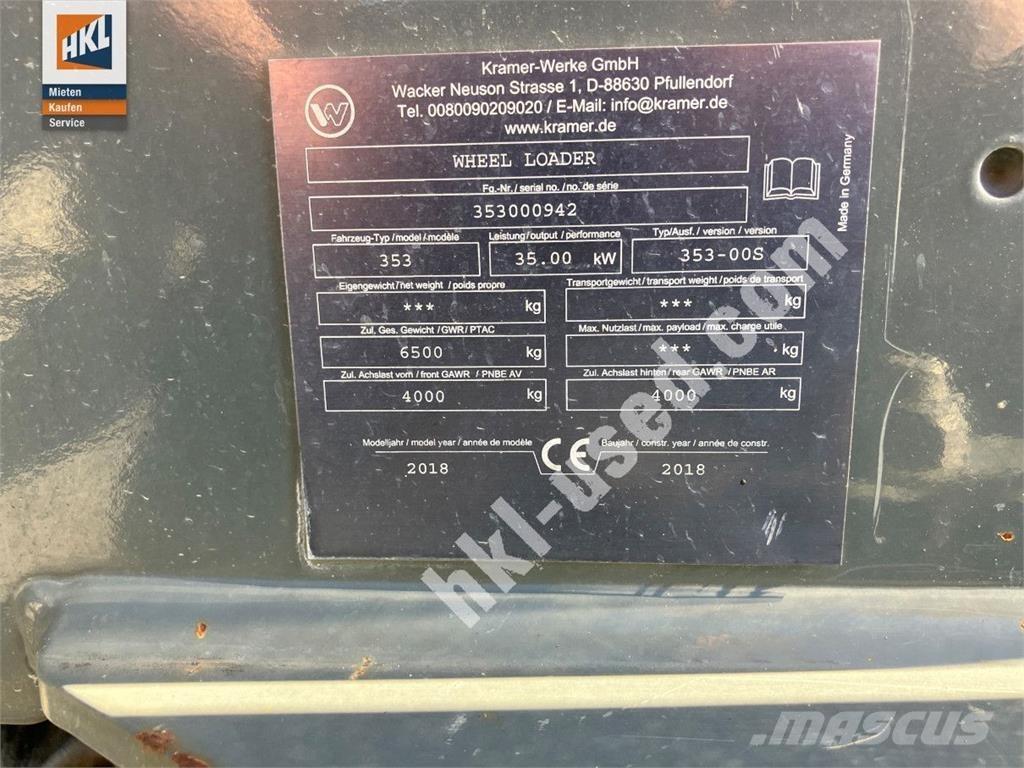 Kramer 5075 Naudoti ratiniai krautuvai