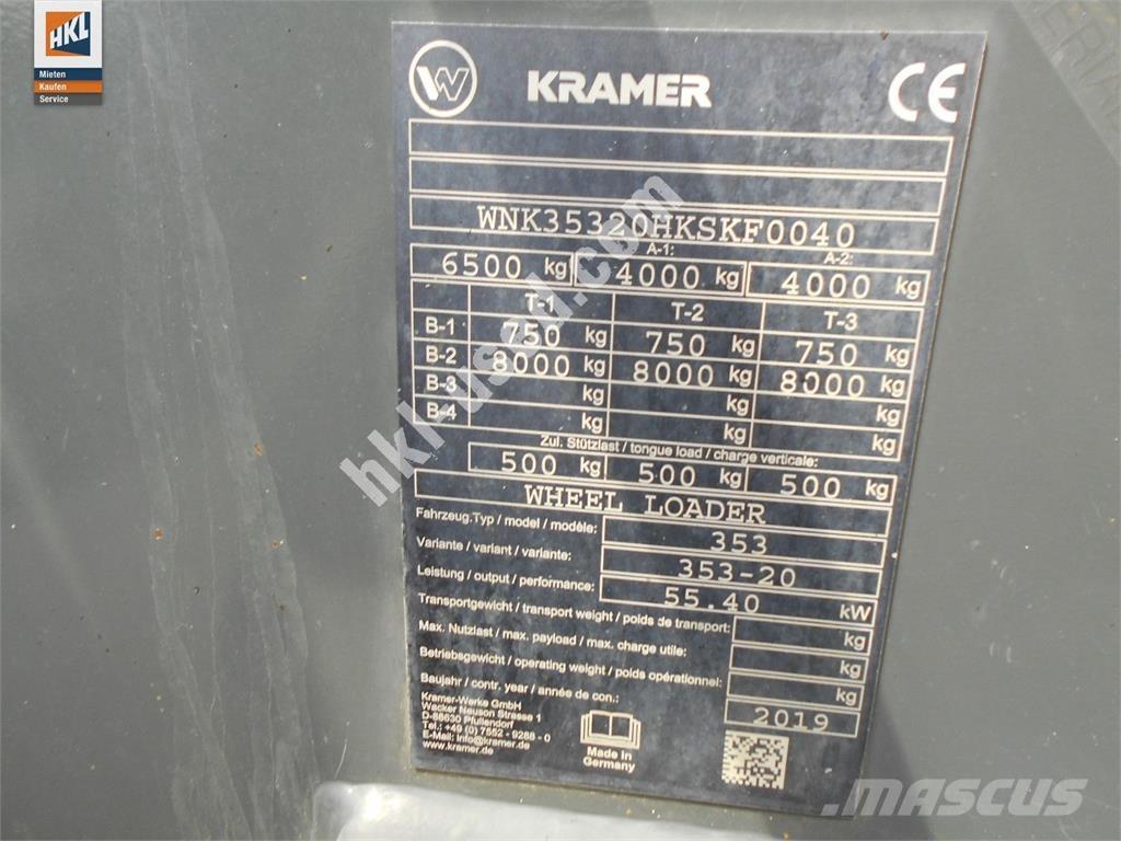 Kramer 5075 Naudoti ratiniai krautuvai