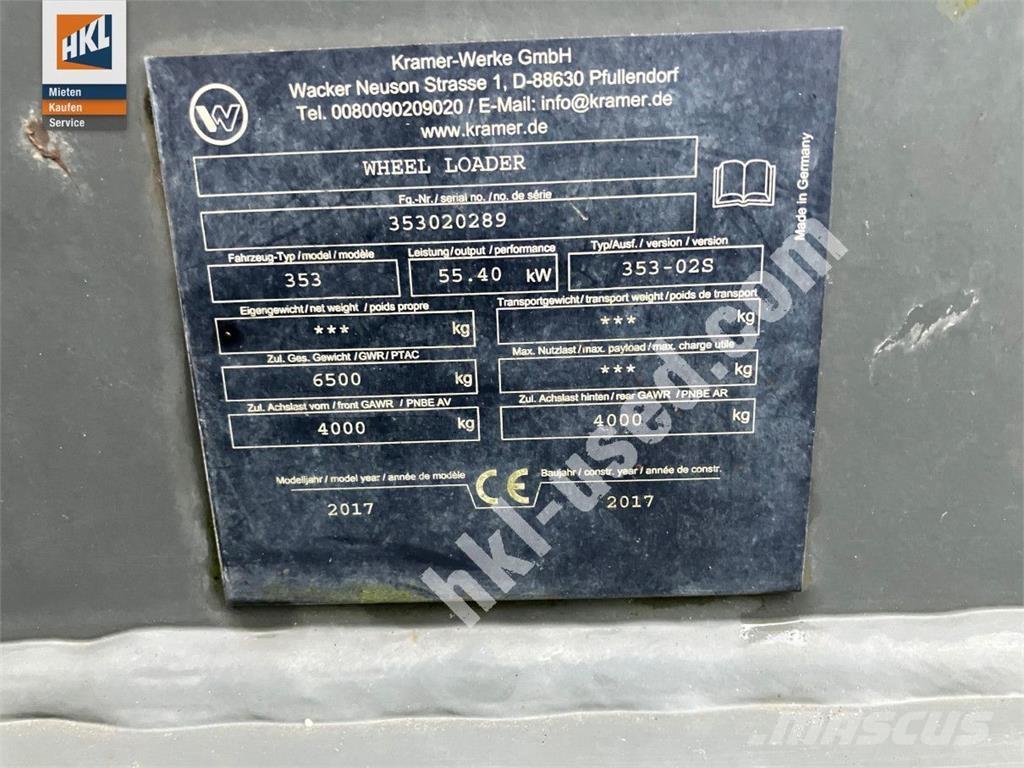 Kramer 5095 Naudoti ratiniai krautuvai