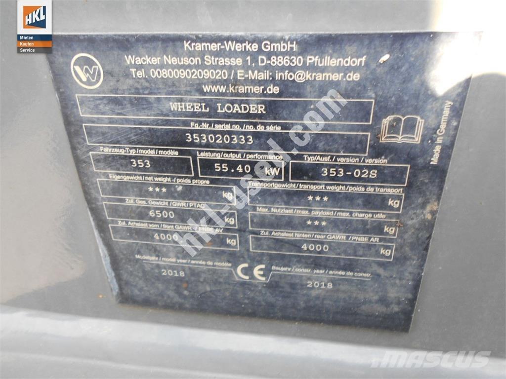 Kramer 5095 Naudoti ratiniai krautuvai