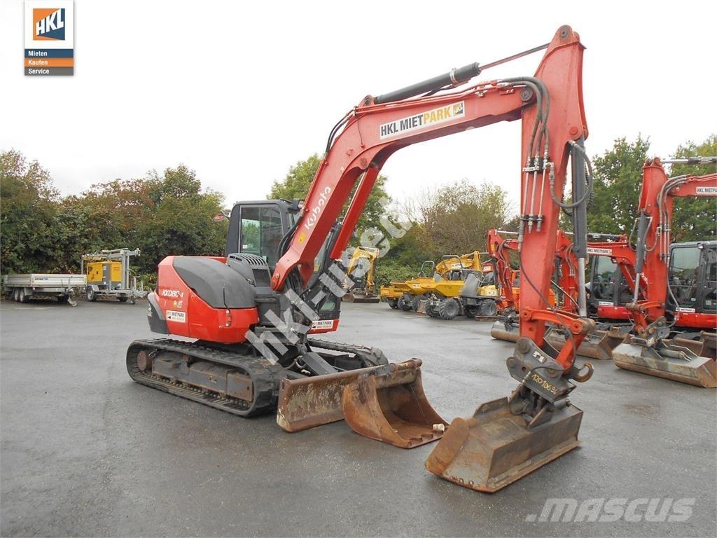 Kubota KX 080-4 Mini ekskavatoriai < 7 t