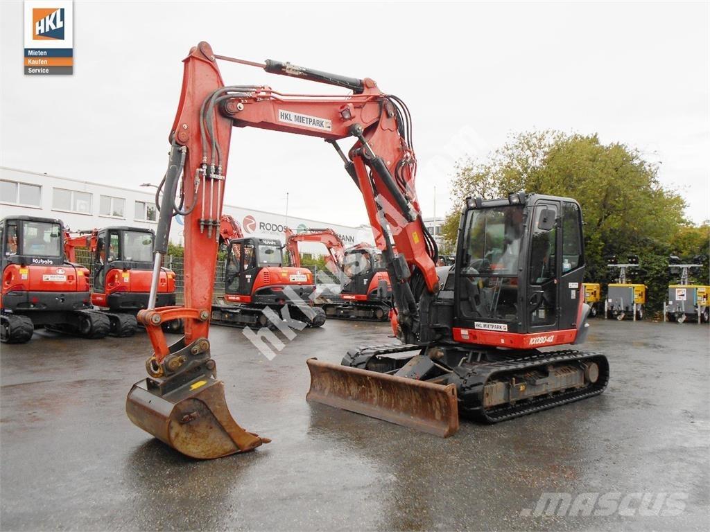 Kubota KX 080-4 Mini ekskavatoriai < 7 t