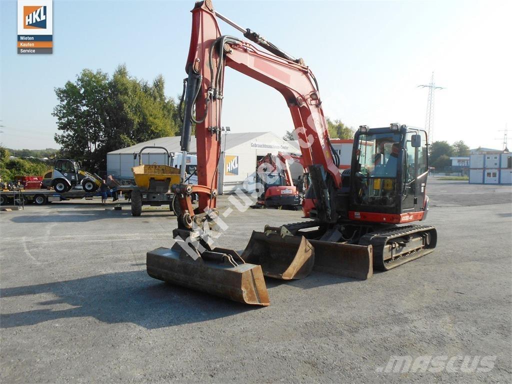 Kubota KX 080-4 Mini ekskavatoriai < 7 t