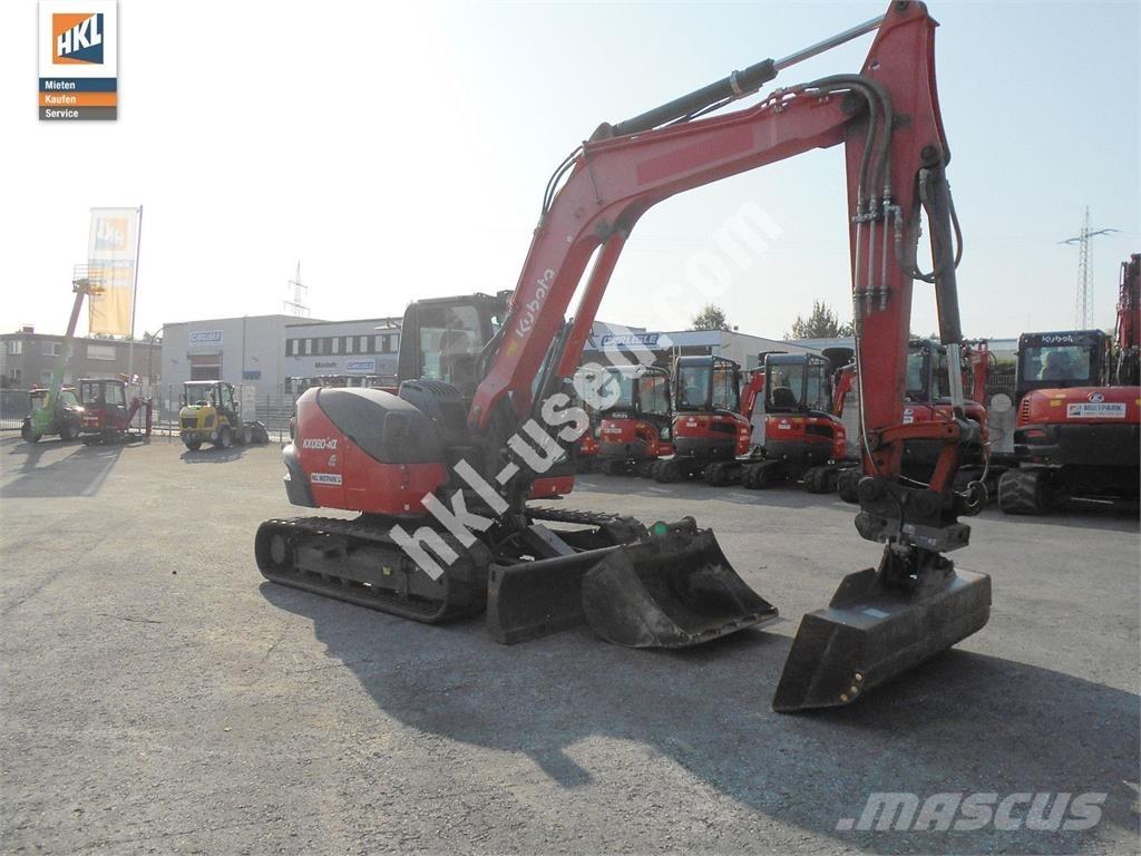 Kubota KX 080-4 Mini ekskavatoriai < 7 t