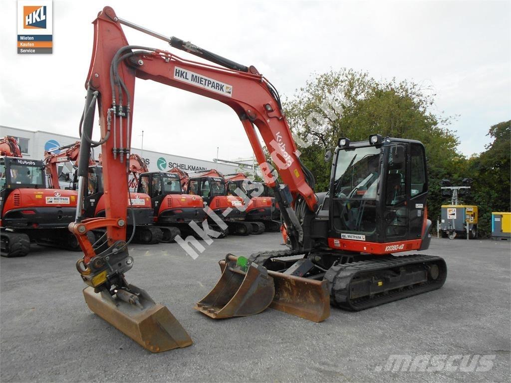 Kubota KX 080-4 Mini ekskavatoriai < 7 t