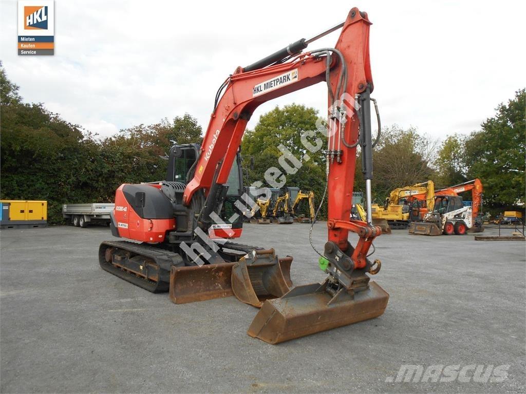 Kubota KX 080-4 Mini ekskavatoriai < 7 t