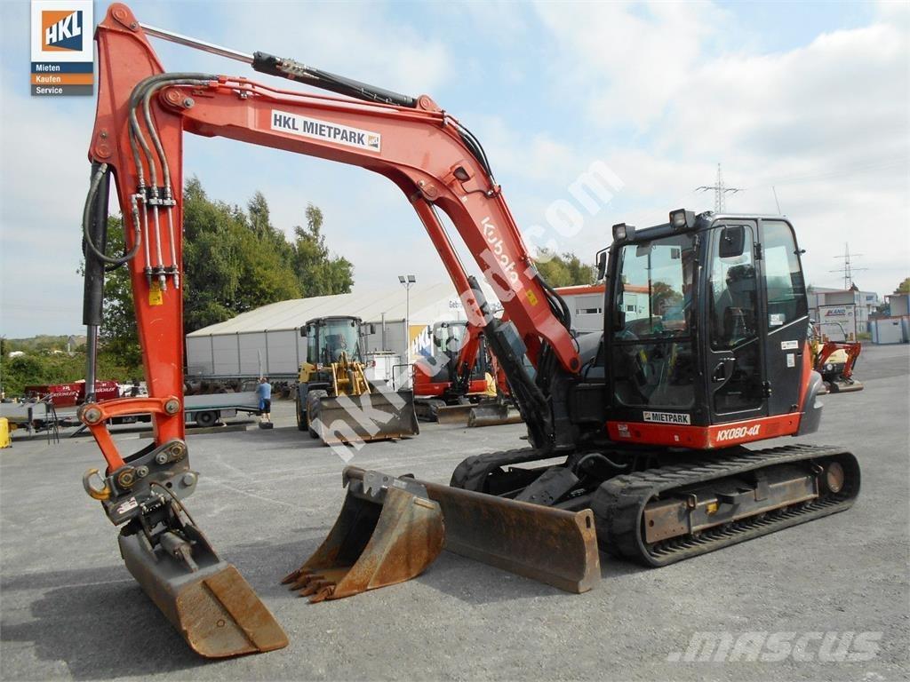 Kubota KX 080-4 Mini ekskavatoriai < 7 t