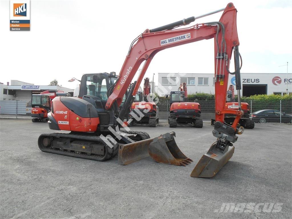 Kubota KX 080-4 Mini ekskavatoriai < 7 t