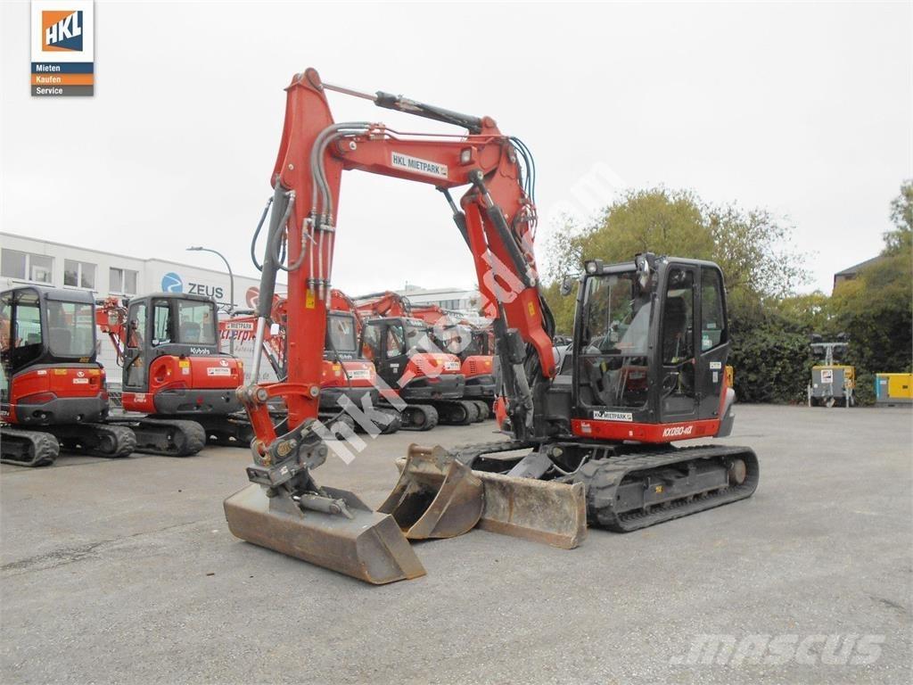 Kubota KX 080-4 Mini ekskavatoriai < 7 t