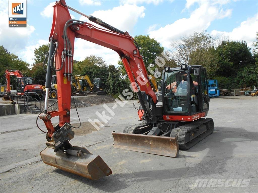 Kubota KX 080-4 Mini ekskavatoriai < 7 t