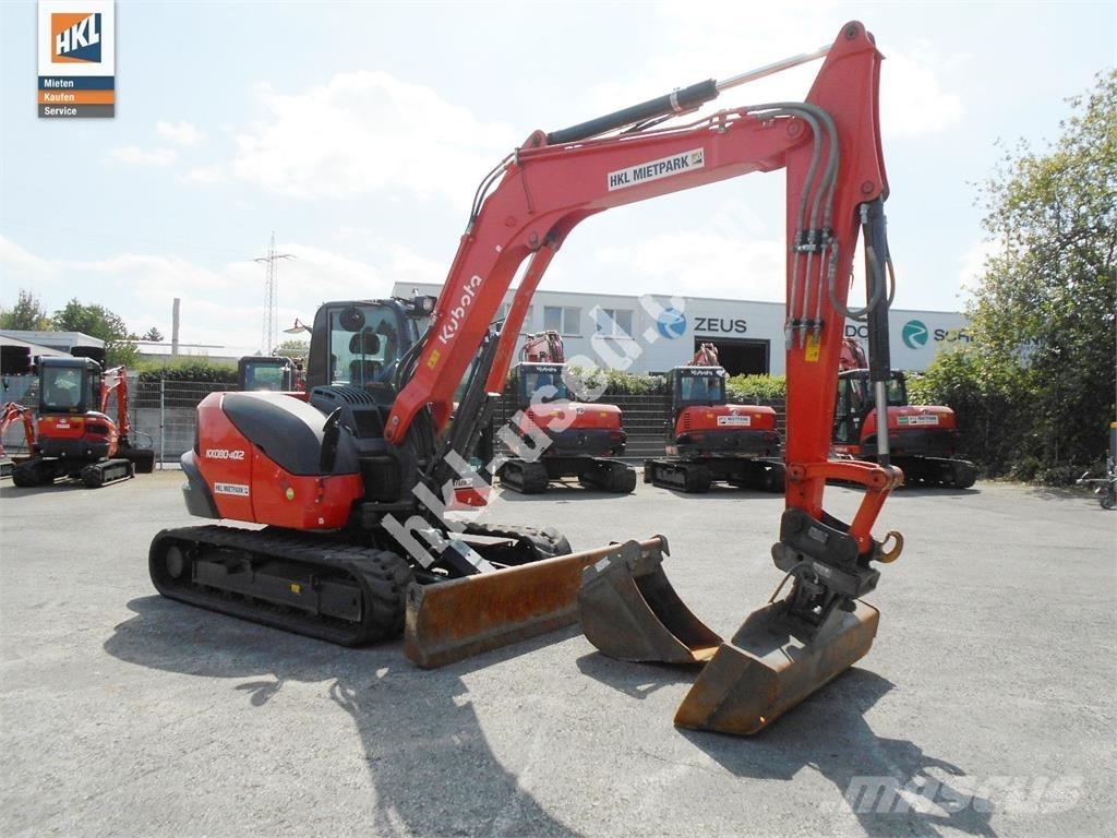 Kubota KX 080-4 Mini ekskavatoriai < 7 t