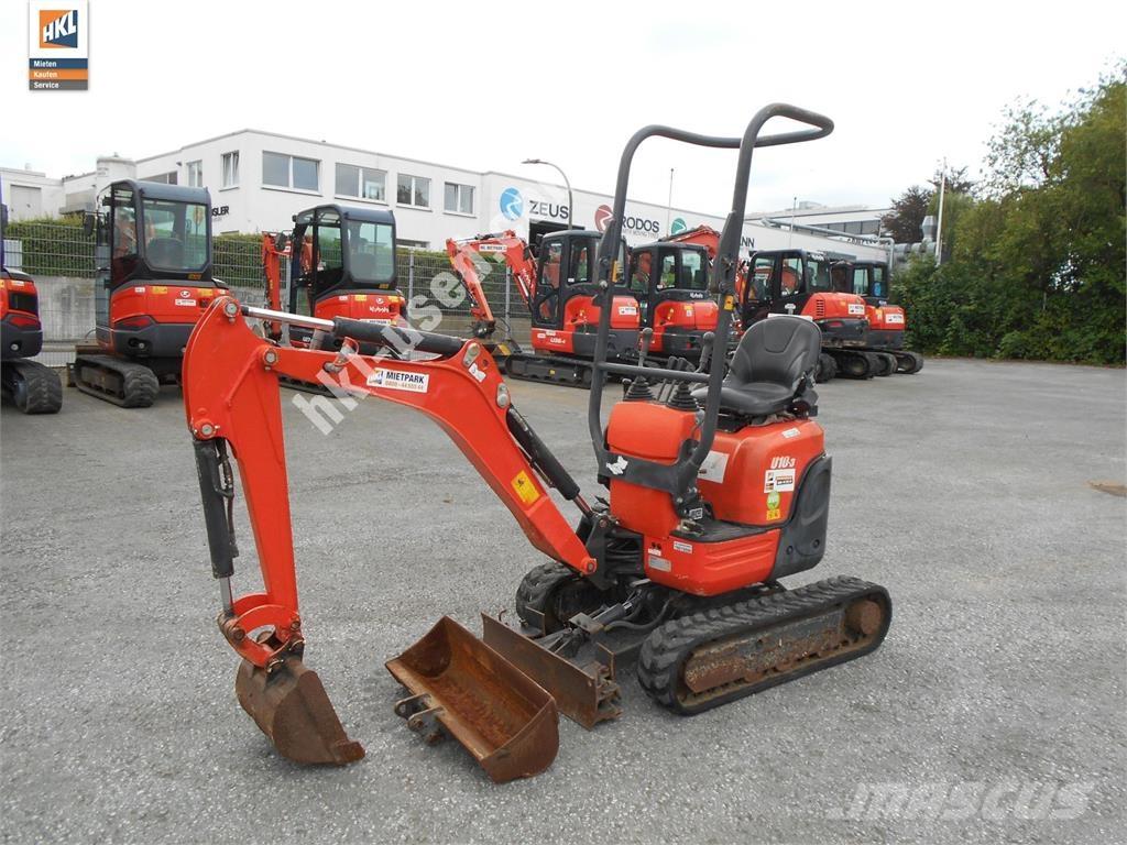 Kubota U 10-3 Mini ekskavatoriai < 7 t