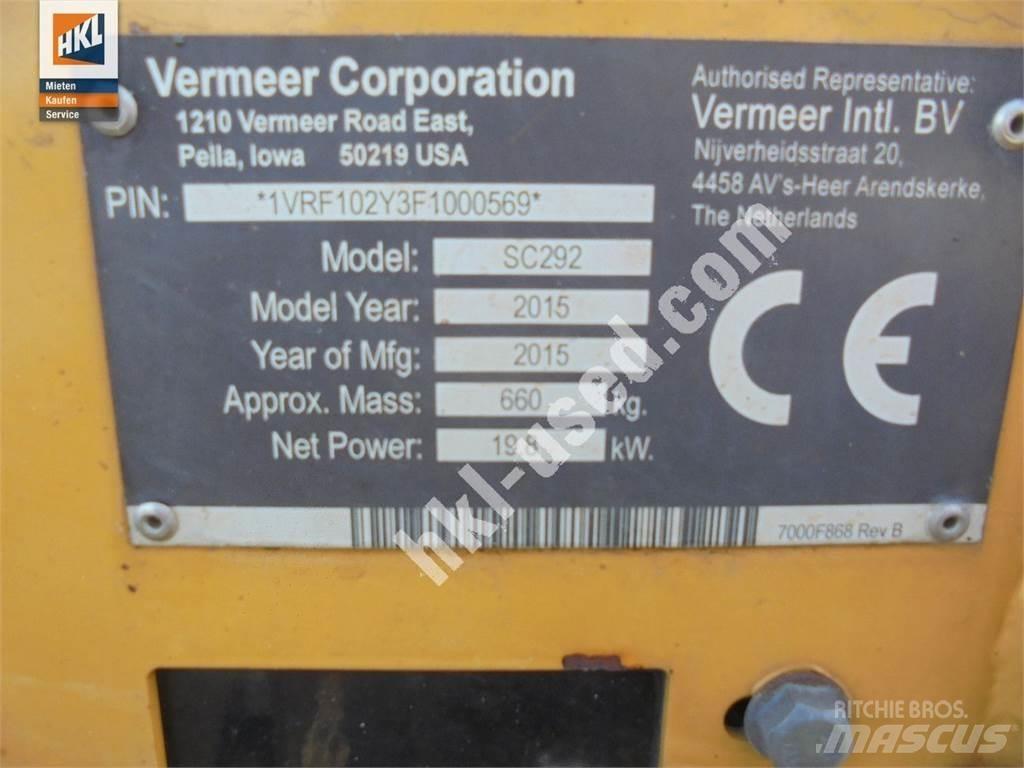 Vermeer SC 292 Statyba - Kita