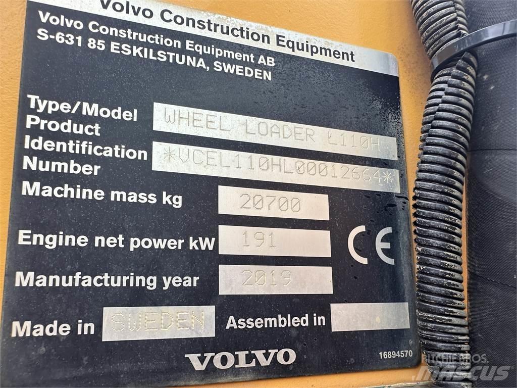Volvo L110H Naudoti ratiniai krautuvai