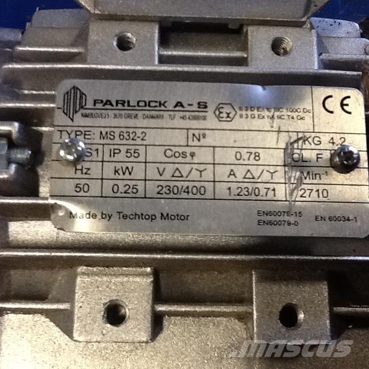  0,25 kW Parlock E-Motor Varikliai