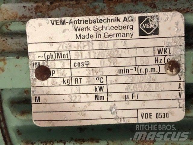  1,1 kW VEM E-Motor Varikliai