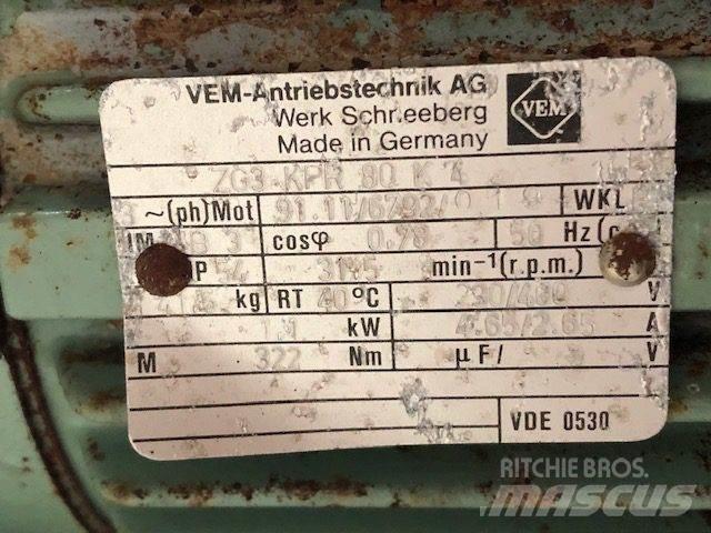  1,1 kW VEM E-Motor Varikliai