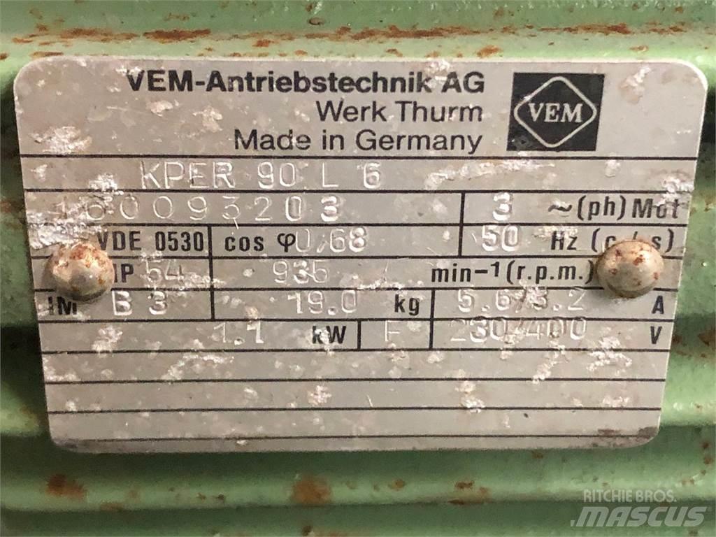  1,1 kW VEM E-Motor Varikliai