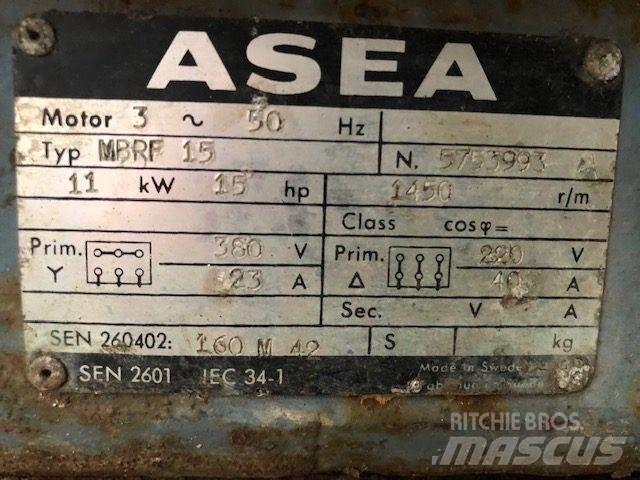  11 kW Asea MBRF 15 E-Motor Varikliai