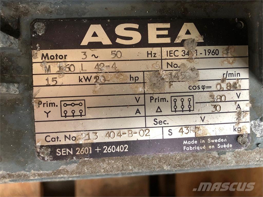  15 kW ASEA E-Motor Varikliai