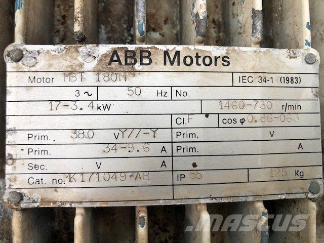  17 kW ABB MBT180M El-Motor Varikliai