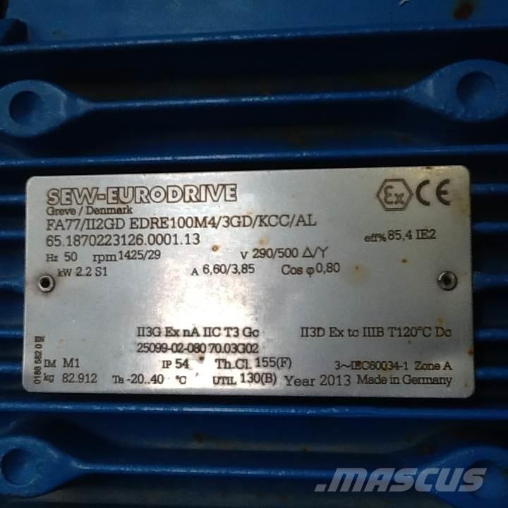  2,2 kW SEW E-Motor Varikliai