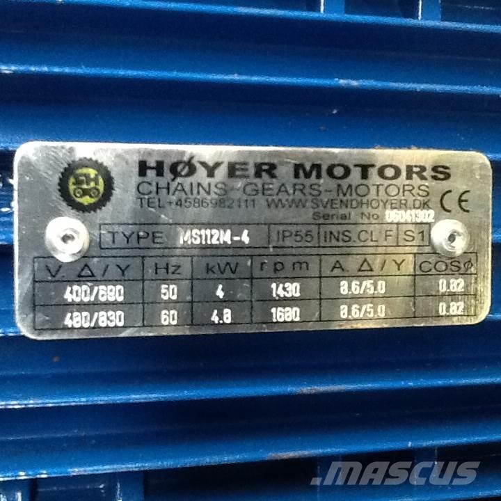  4,0 kW Høyer E-Motor Varikliai