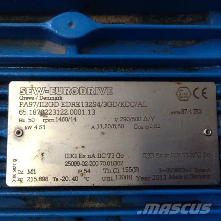  4,0 kW SEW E-Motor Varikliai