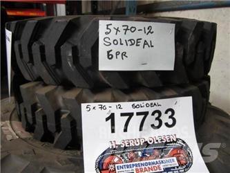  5X70-12 Solideal dæk - 2 stk. Padangos, ratai ir ratlankiai