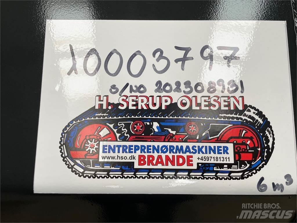  6 kbm Højtipskovl Kaušai