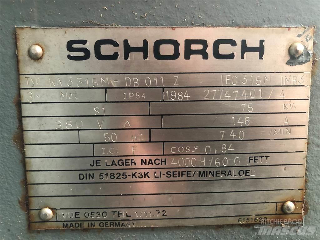  75 kW Schorch E-Motor Varikliai