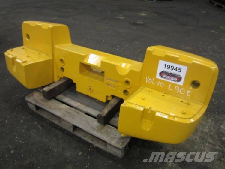  Ballastklods ex. Volvo L90E Kiti naudoti statybos komponentai