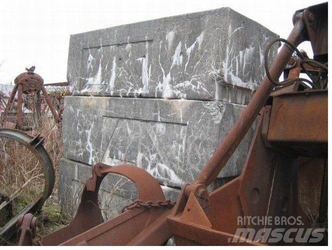  Ballastvægte 3 stk. - 3500 kg Kranų dalys ir įranga