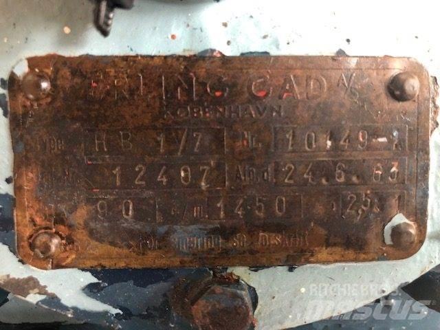  CAD Type HB 1/7 Pavarų dėžės