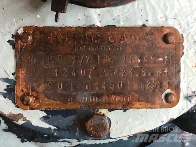  CAD Type HB 1/7 Pavarų dėžės