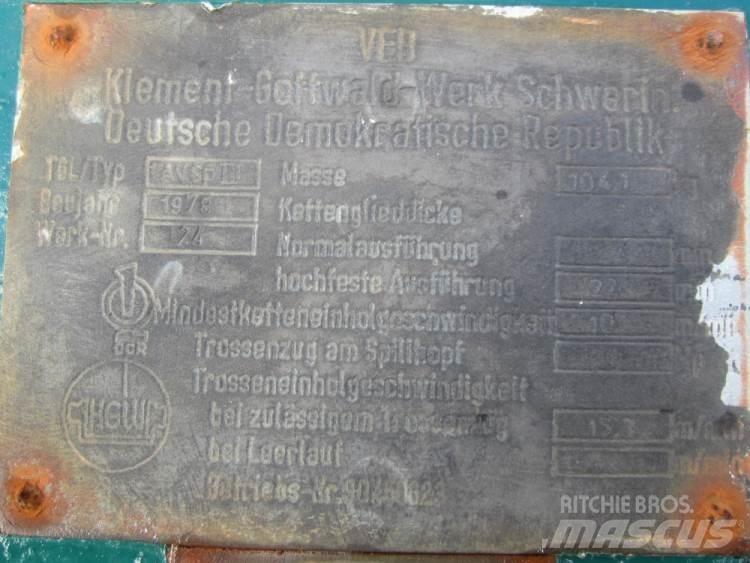  Capstan spil VEB 1AVSP3 Keltuvai, gervės ir medžiagų liftai